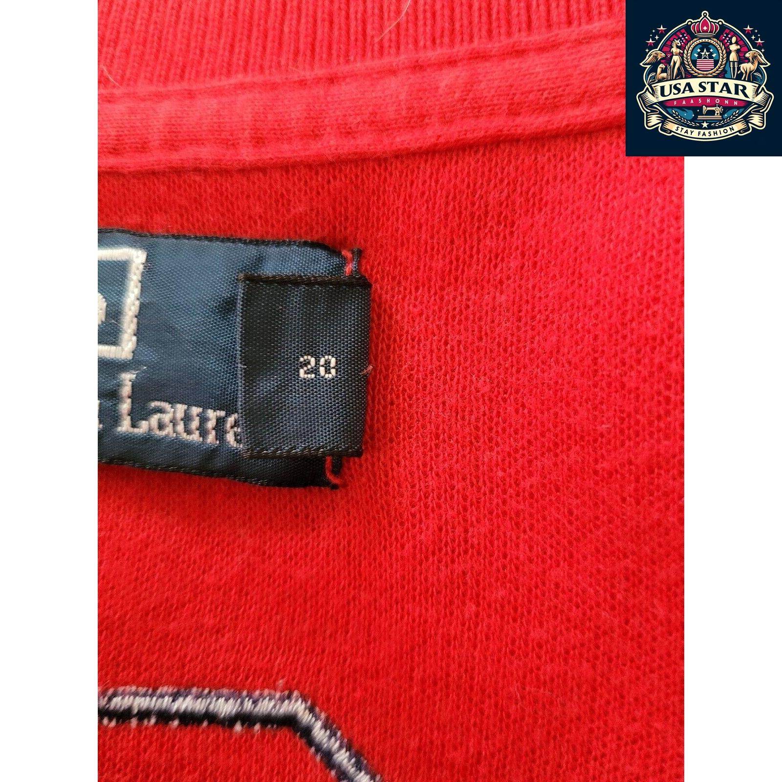 Polo Ralph Lauren Track Top XL - Vintage Style, Comfortable Fit, United States Sports Motif - USASTARFASHION