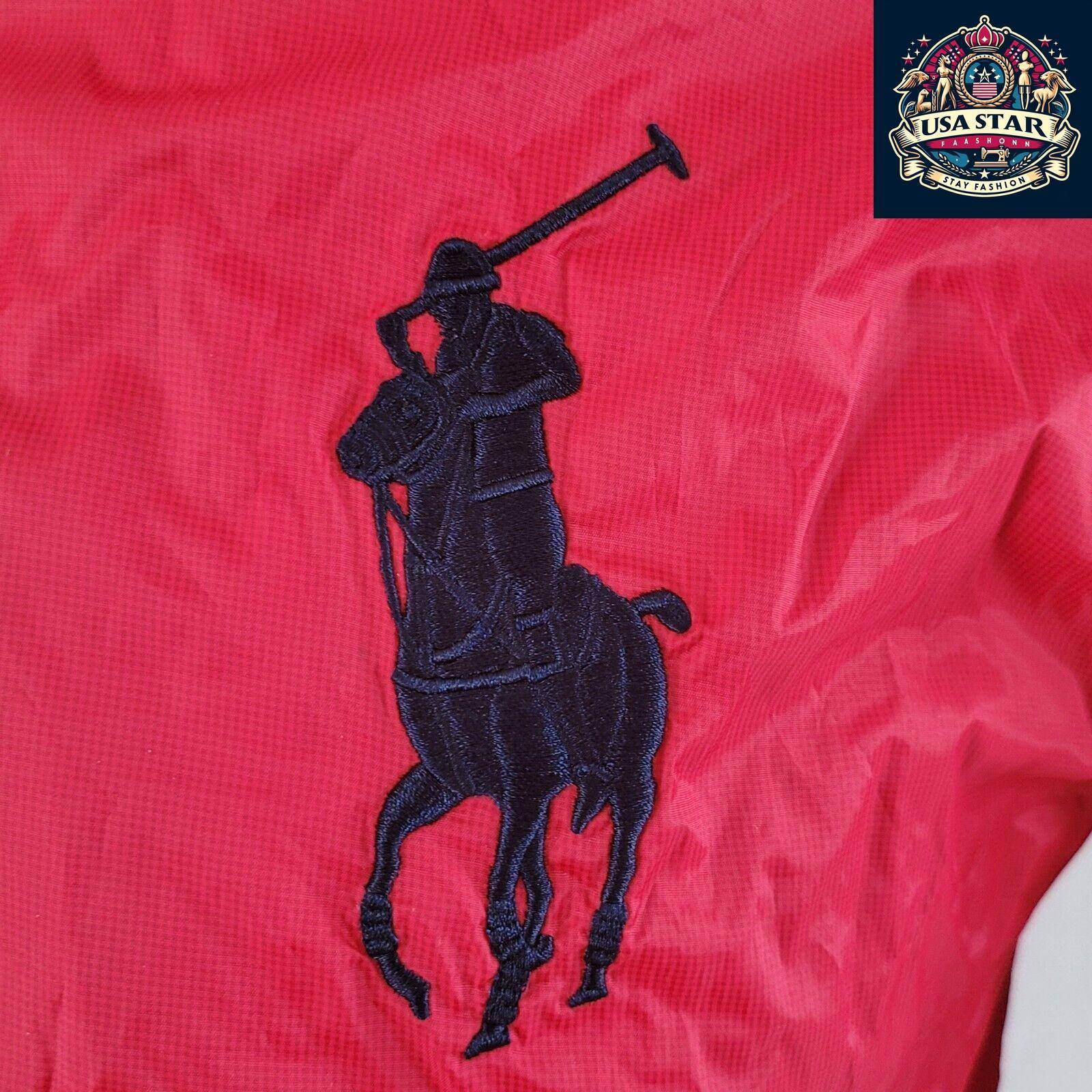 Polo Ralph Lauren Youth Rain Jacket, Lightweight Waterproof Unisex Design, Adult S/M, Stylish & Functional - USASTARFASHION