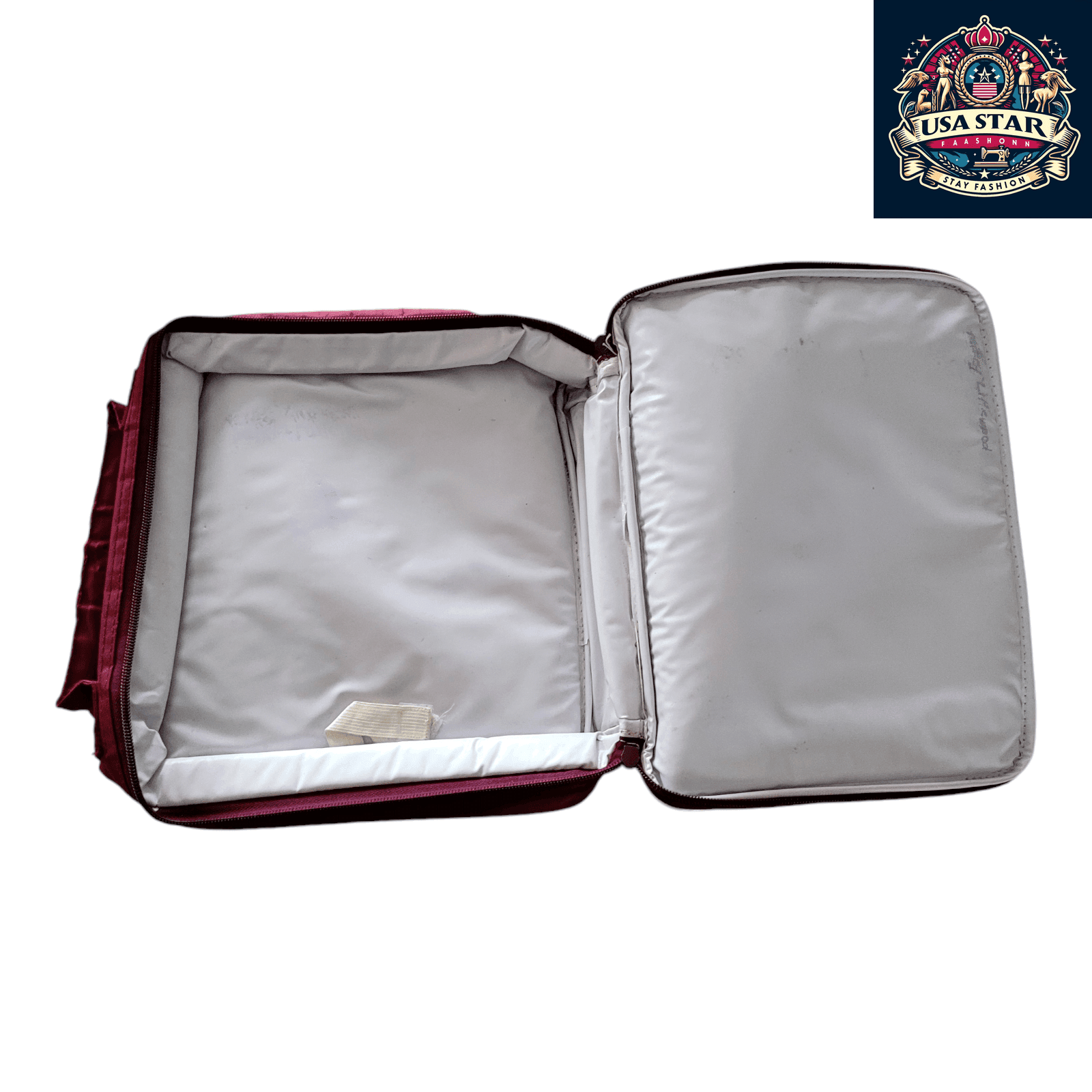 Official Aston Villa Lunch Bag - Maroon with Crest Logo for Fans, EST. 1874 - USASTARFASHION