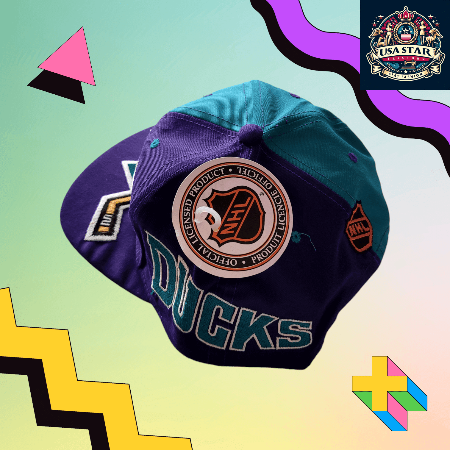 Anaheim Ducks Baseball Cap – NHL Adjustable Hat with Embroidered Logo in Team Colors - USASTARFASHION