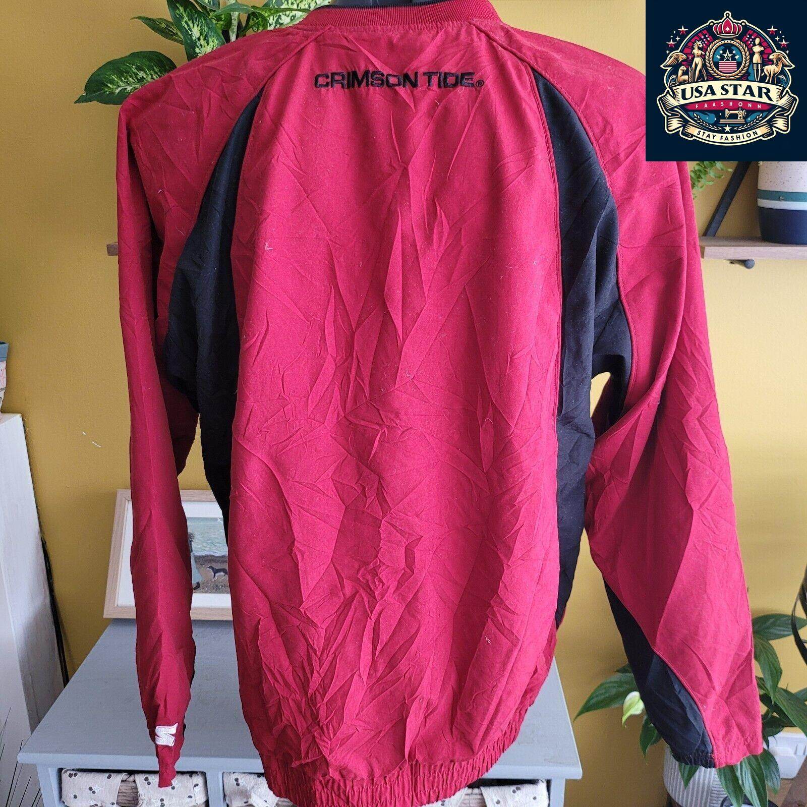 Authentic Starter Alabama Crimson Tide Jacket, Medium Size, Lightweight, Grade A Quality, Stylish Design - USASTARFASHION