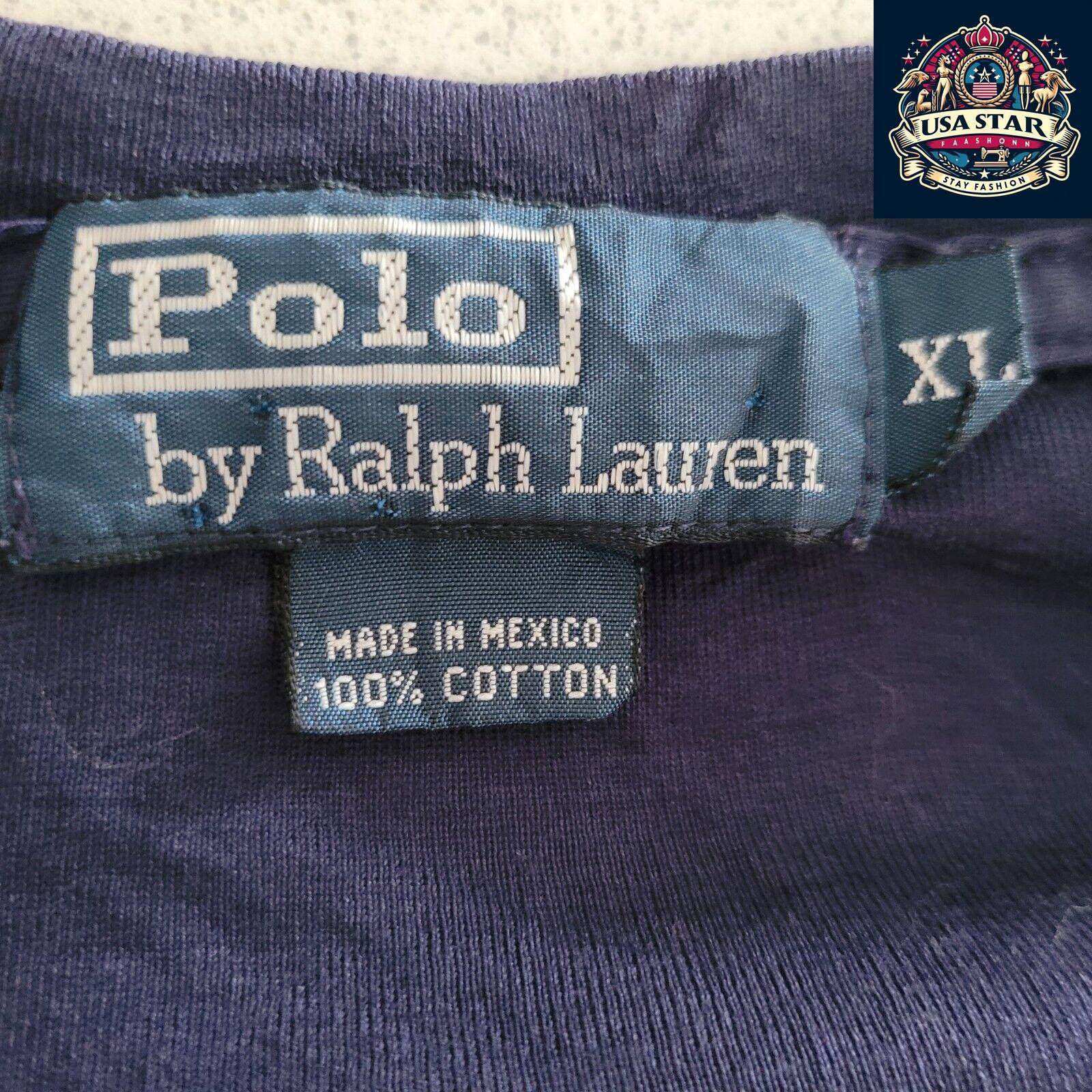 Polo Ralph Lauren T-Shirt XL - Classic Round Neck, Premium Cotton, Timeless Style and Comfort - USASTARFASHION