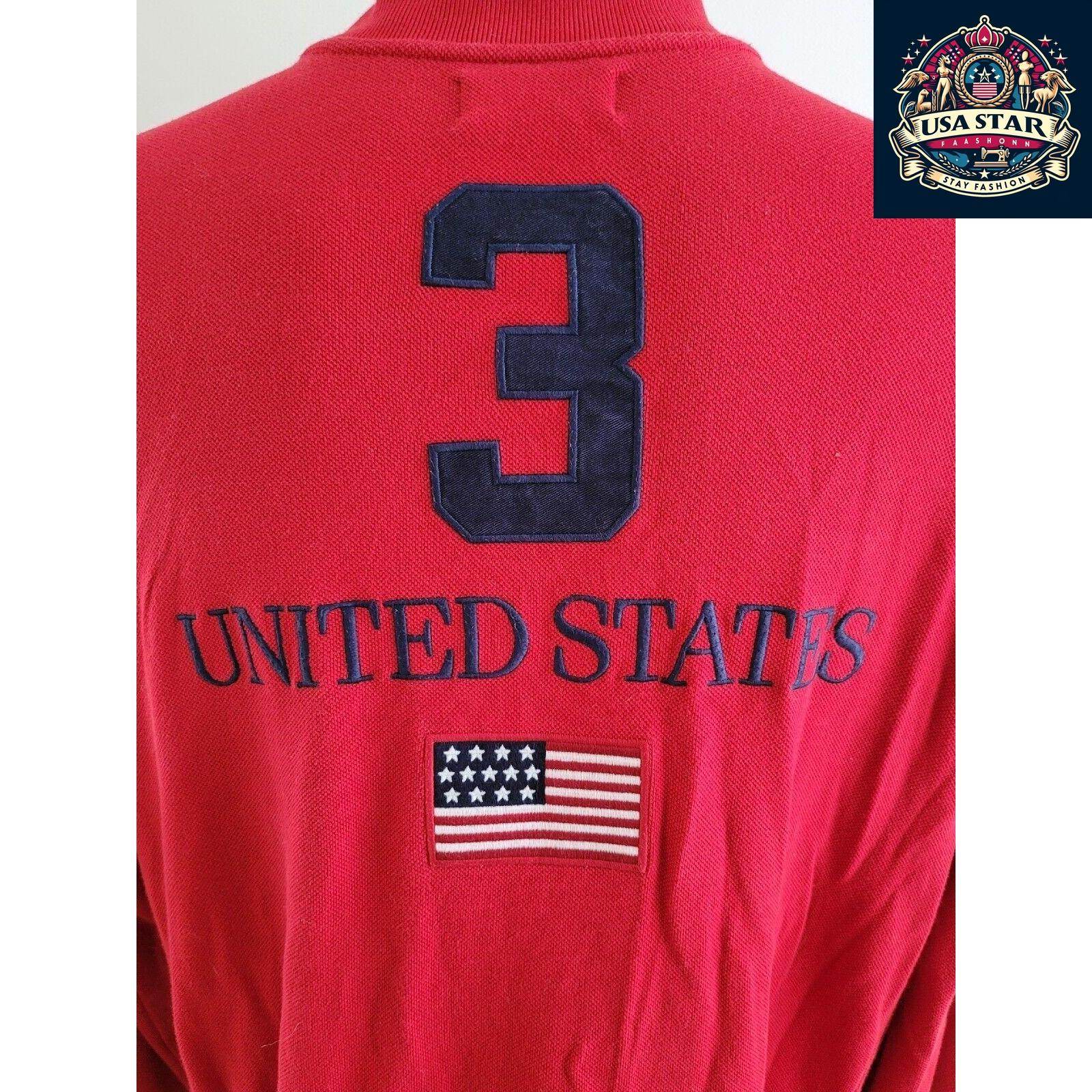 Polo Ralph Lauren Track Top XL - Vintage Style, Comfortable Fit, United States Sports Motif - USASTARFASHION