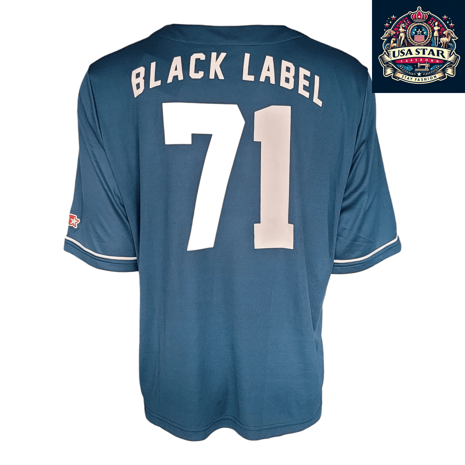 Starter Black Label Jersey Men's Teal 71 Baseball Jersey, Size M - Comfortable & Stylish Fit - USASTARFASHION