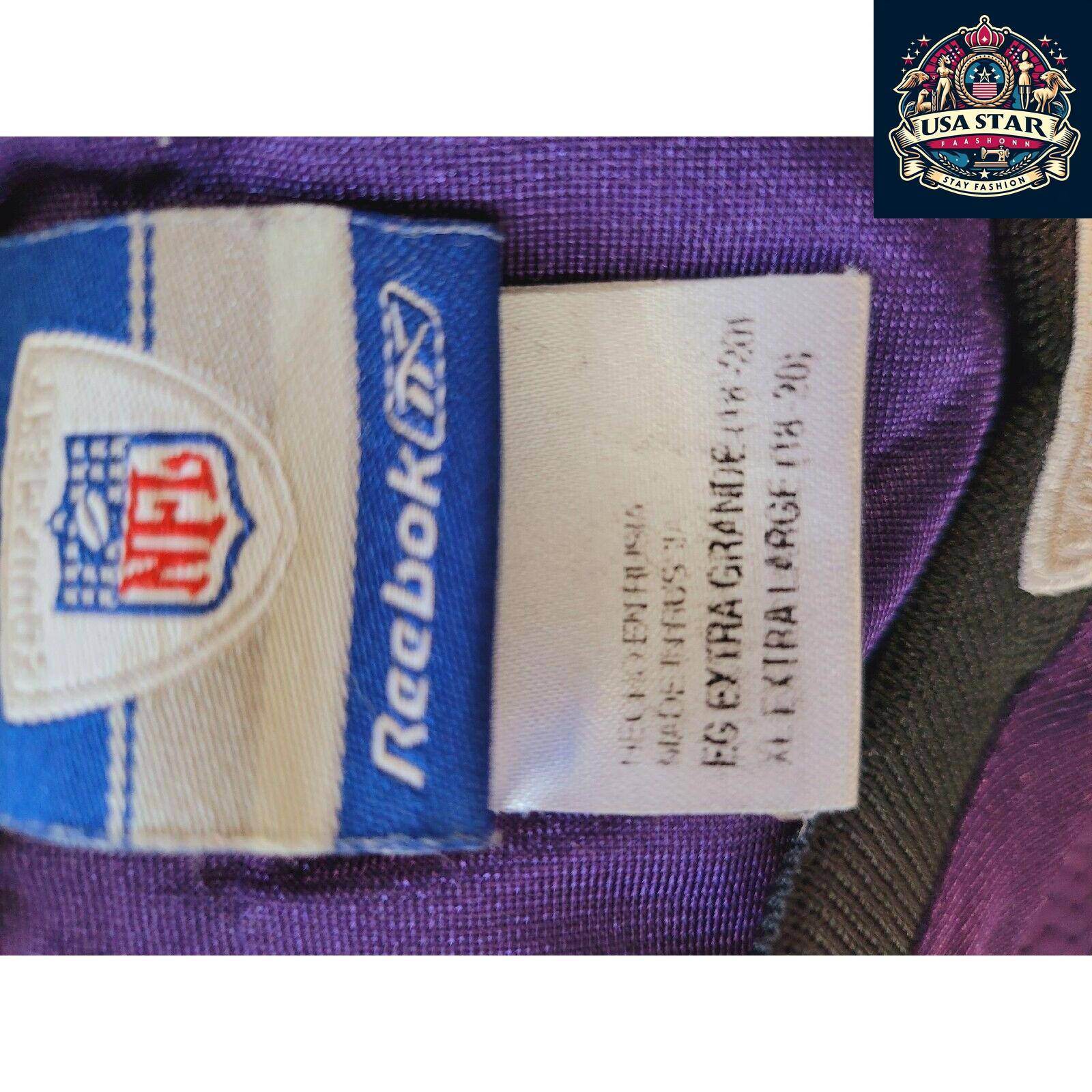 Baltimore Ravens Youth Jersey XL #52 Ray Lewis Reebok On Field Grade A Vintage Condition - USASTARFASHION
