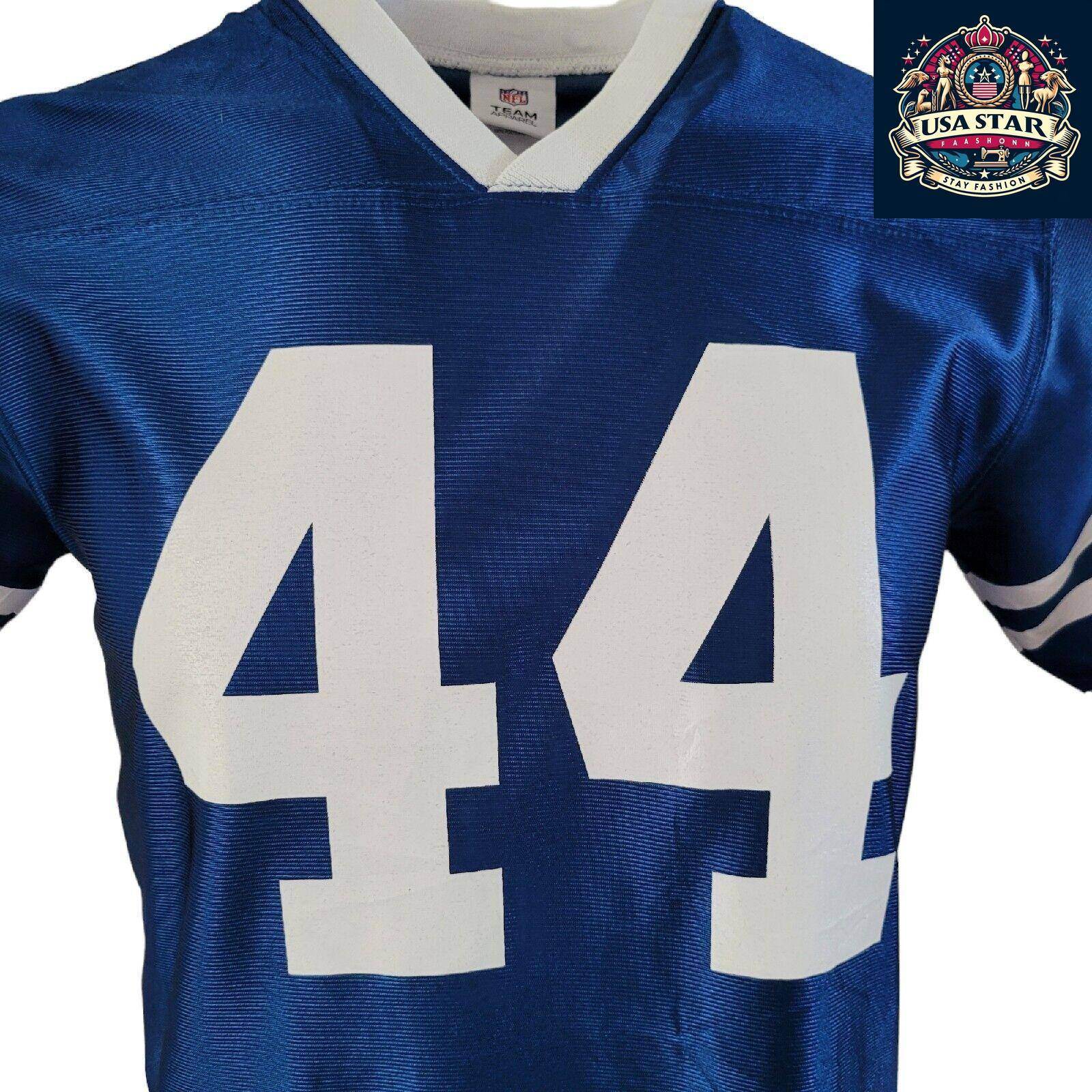 Dallas Clark Jersey Youth XL (18-20) - Indianapolis Colts Blue Classic Team Spirit Gear - USASTARFASHION