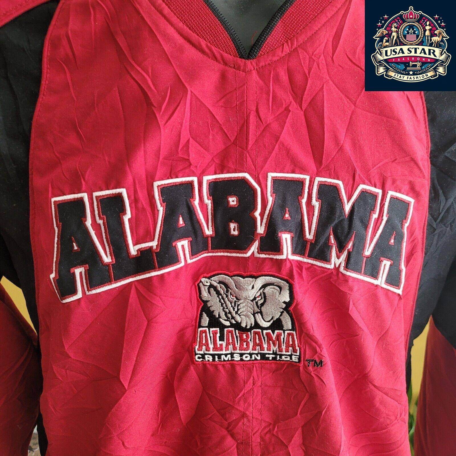 Authentic Starter Alabama Crimson Tide Jacket, Medium Size, Lightweight, Grade A Quality, Stylish Design - USASTARFASHION