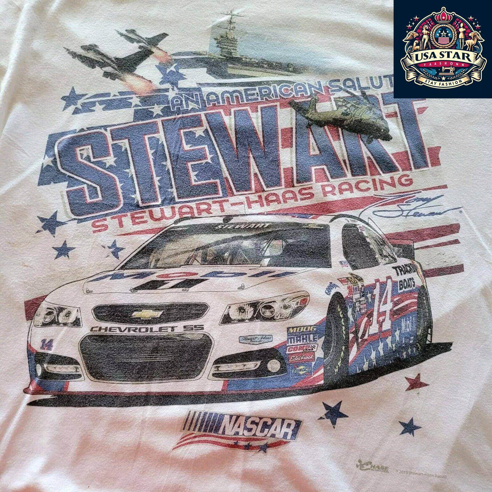 Tony Stewart T-Shirt 14 - Large Comfort Fit, Bold Graphics for NASCAR Fans by Chase Authentics - USASTARFASHION