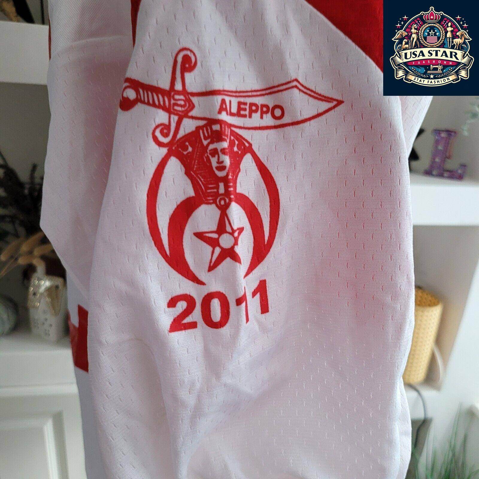2011 Aleppo New Balance Shriners South Football All Stars Jersey #12 XL Cotton Blend - USASTARFASHION