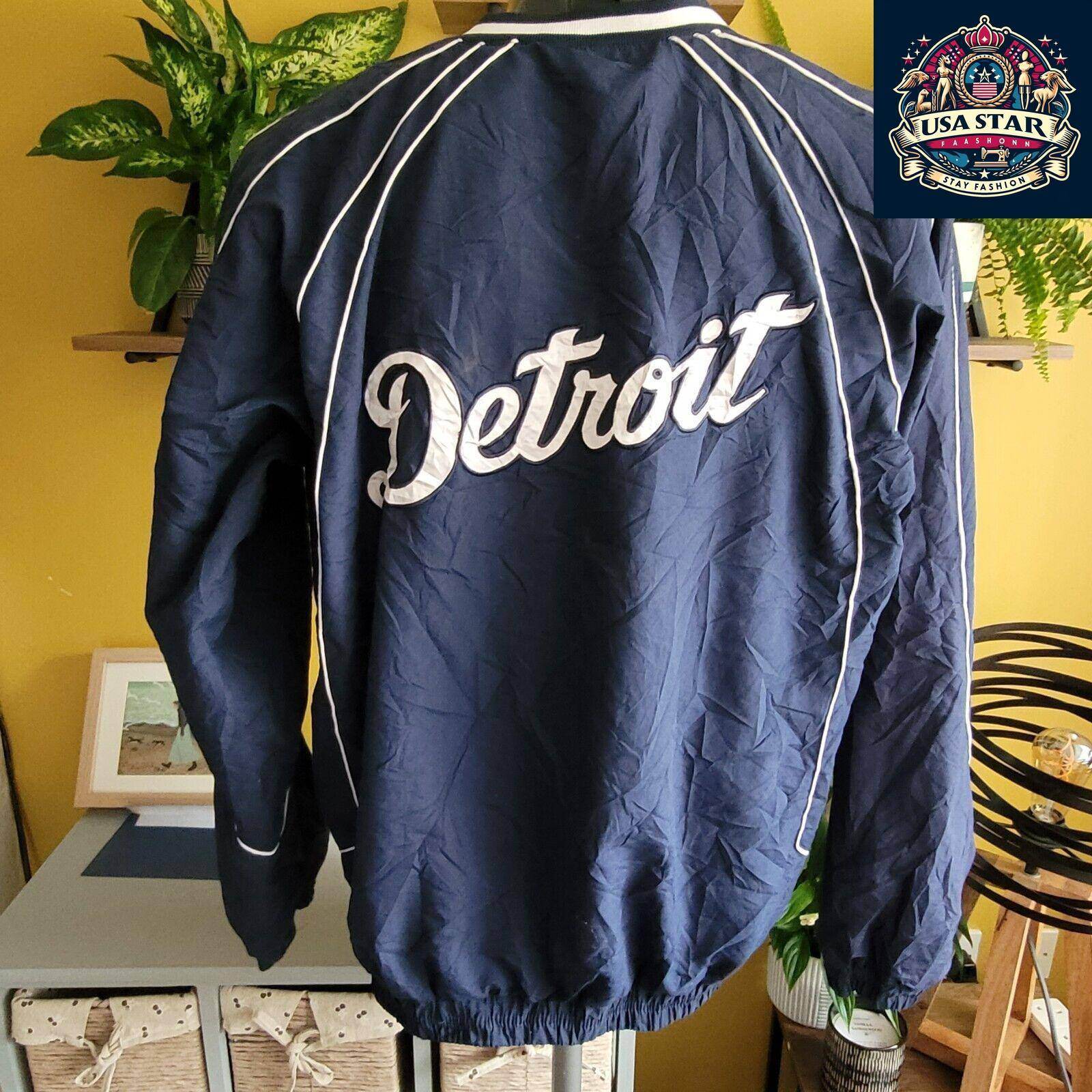 G - III Apparel Detroit Tigers Jacket – Stylish Zipped Pullover, Comfortable Fan Gear Size L/G - USASTARFASHION