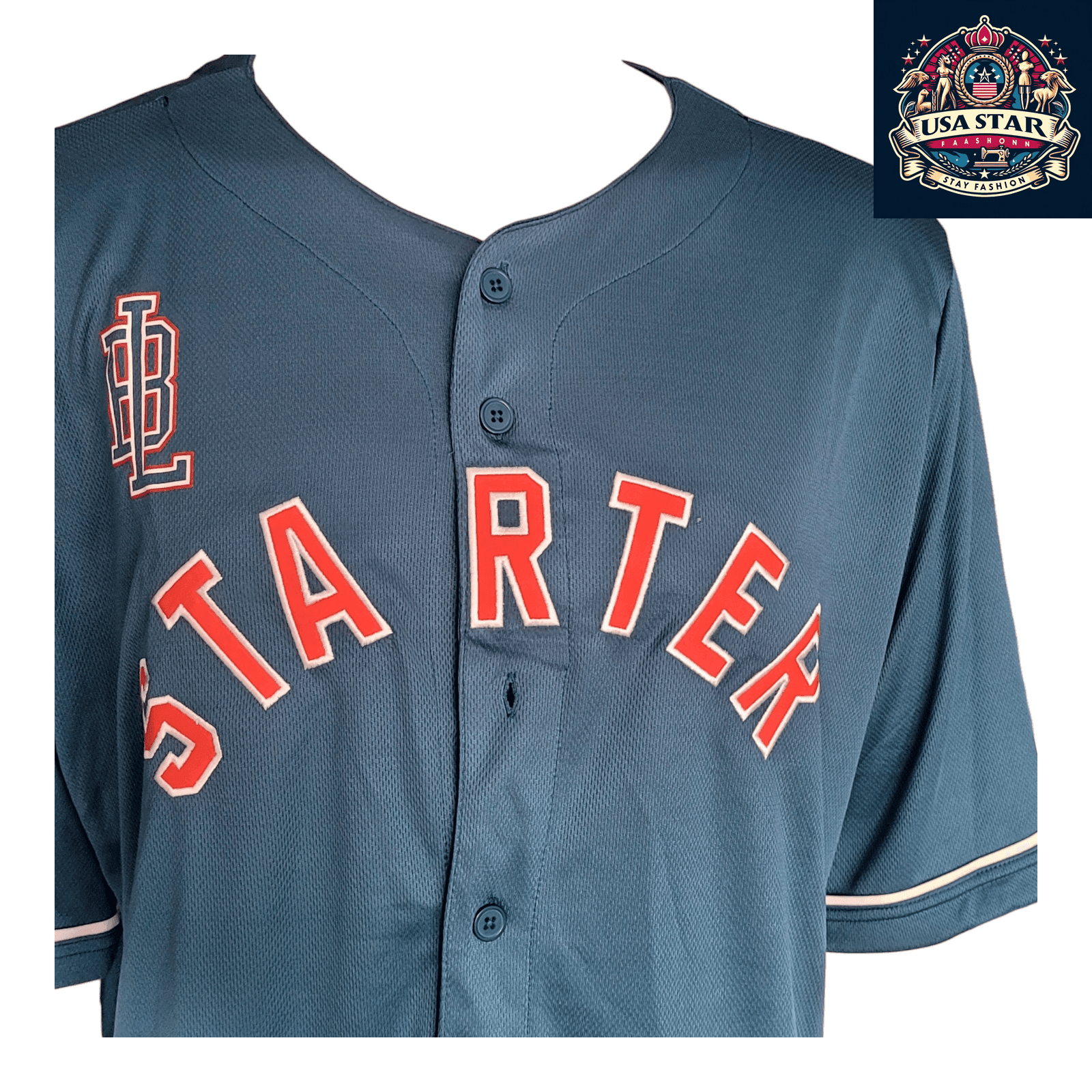 Starter Black Label Jersey Men's Teal 71 Baseball Jersey, Size M - Comfortable & Stylish Fit - USASTARFASHION