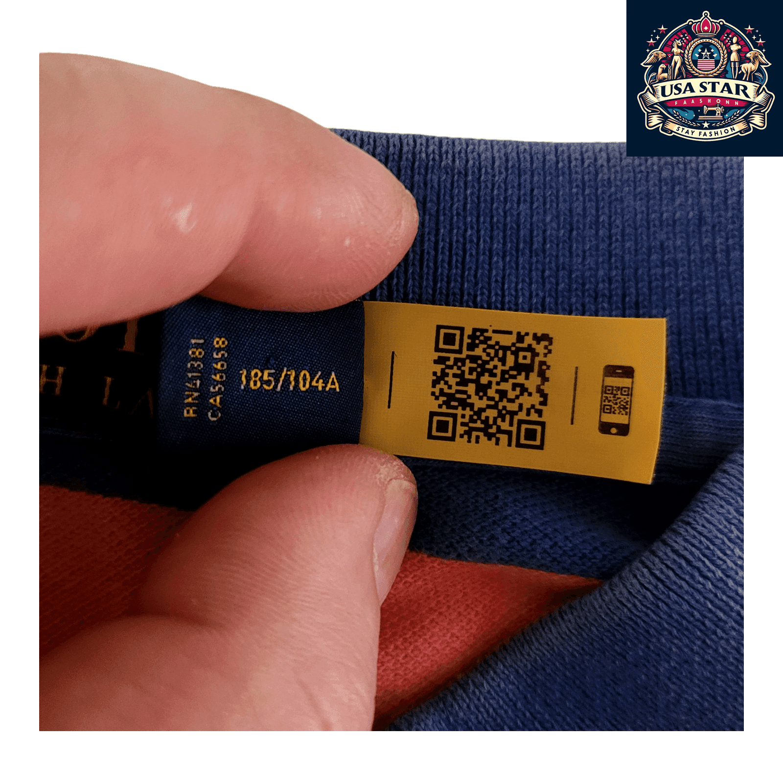 Ralph Lauren Polo Shirt XL Orange & Blue Striped Classic Fit for Casual Style and Comfort - USASTARFASHION