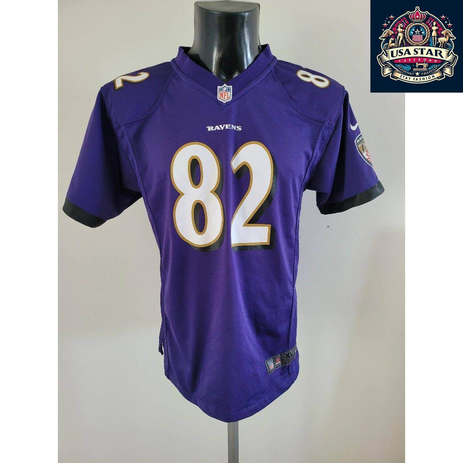 Nike Youth Ravens Jersey 82 Torrey Smith XL - On - Field NFL Apparel for Young Fans - USASTARFASHION