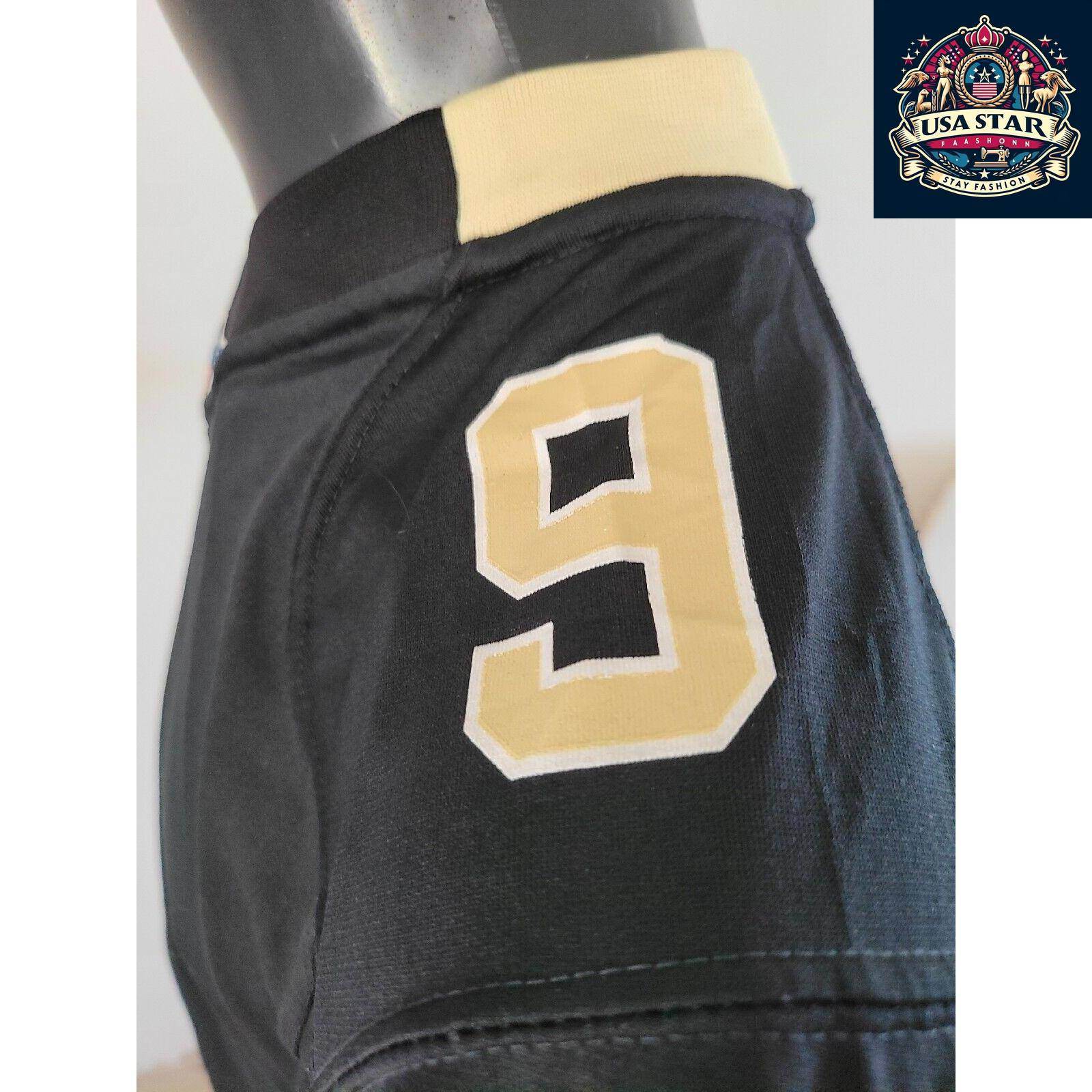 Drew Brees 9 New Orleans Saints Youth Jersey Shirt in Brown – Nike Durable Activewear for Kids - USASTARFASHION