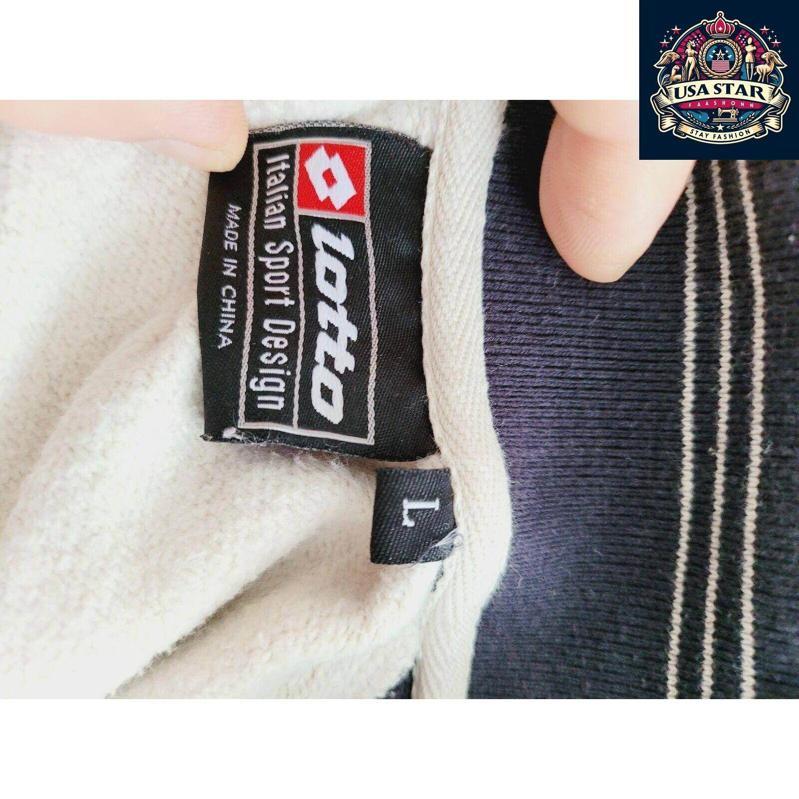 Lotto Tracksuit Top Size M/L | Stylish, Versatile Design for Gym & Casual Wear, Grade A Condition - USASTARFASHION