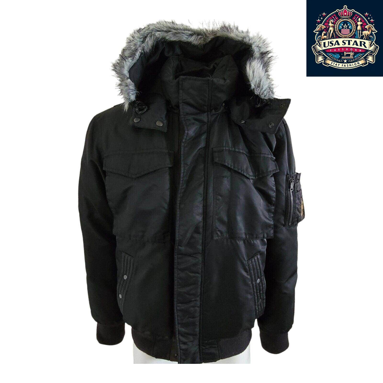 Ralph Lauren Military Surplus Jacket L, 80% Duck Down, Detachable Hood, Stylish & Functional - USASTARFASHION