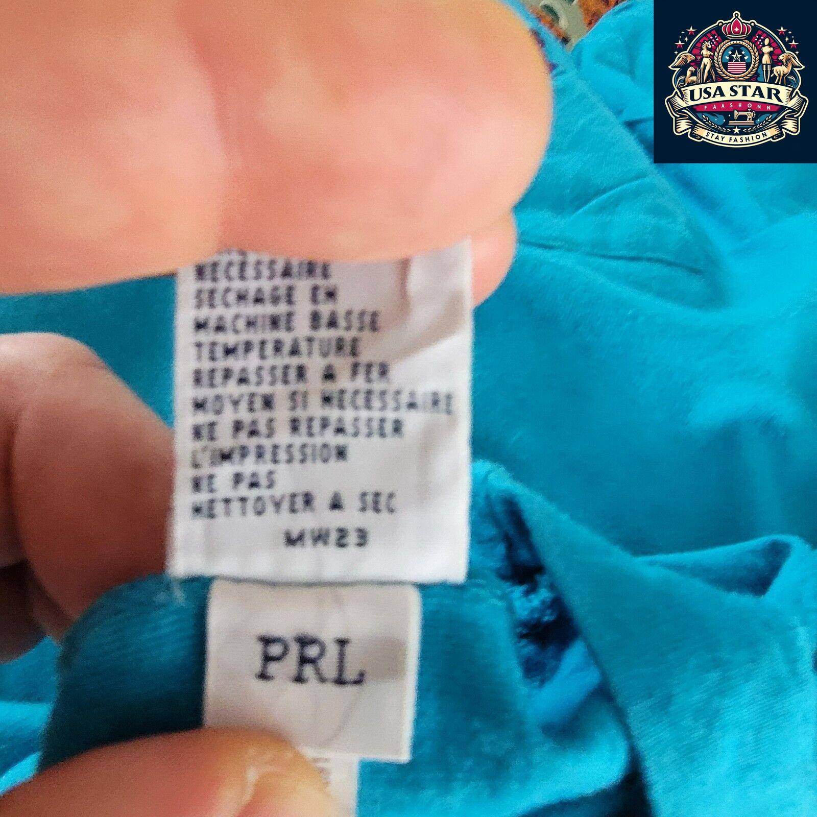 Polo Ralph Lauren T-Shirt in Multicolour, Size L - Soft Cotton Casual Wear with Round Neck Design - USASTARFASHION