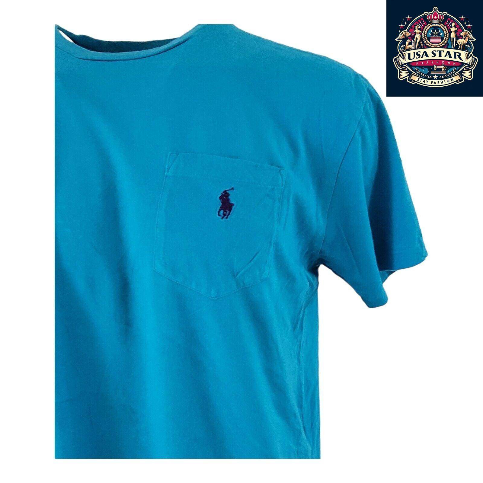 Polo Ralph Lauren T-Shirt in Multicolour, Size L - Soft Cotton Casual Wear with Round Neck Design - USASTARFASHION