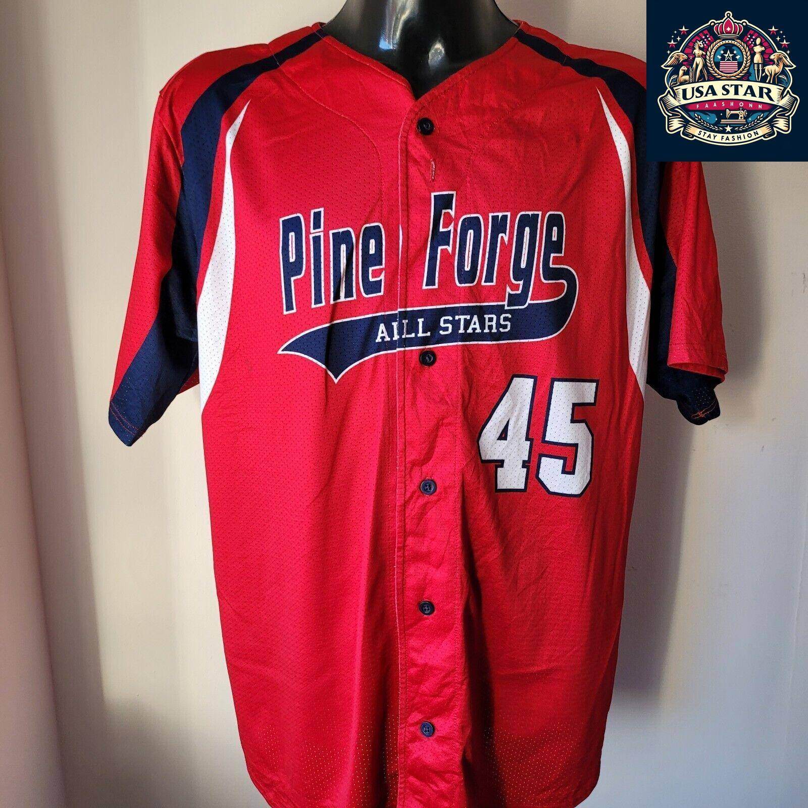 Pine Forge All Stars Shirt by Alleson Athletic, Sz Large, Comfortable Fit, Durable Design - USASTARFASHION