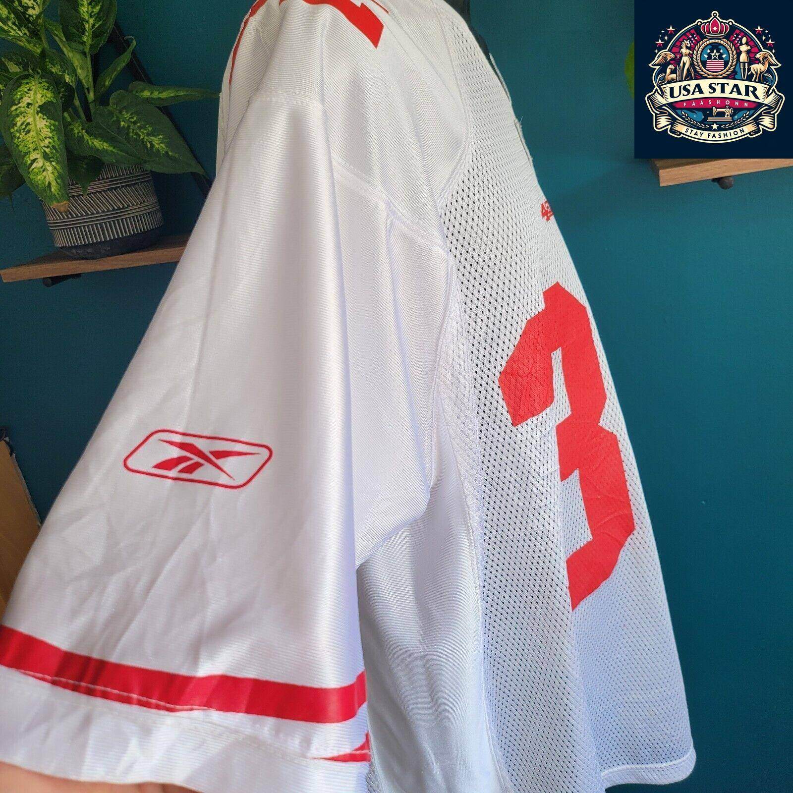 Reebok San Francisco 49ers Jersey 32 Lewis - Authentic NFL Shirt, Comfortable and Durable Design - USASTARFASHION