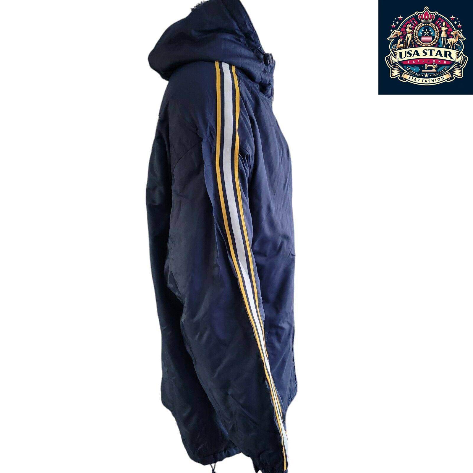 Spotlight Puffer Jacket Men - Michigan Navy 2XL, Stylish Regular Fit, Durable Polyester - USASTARFASHION