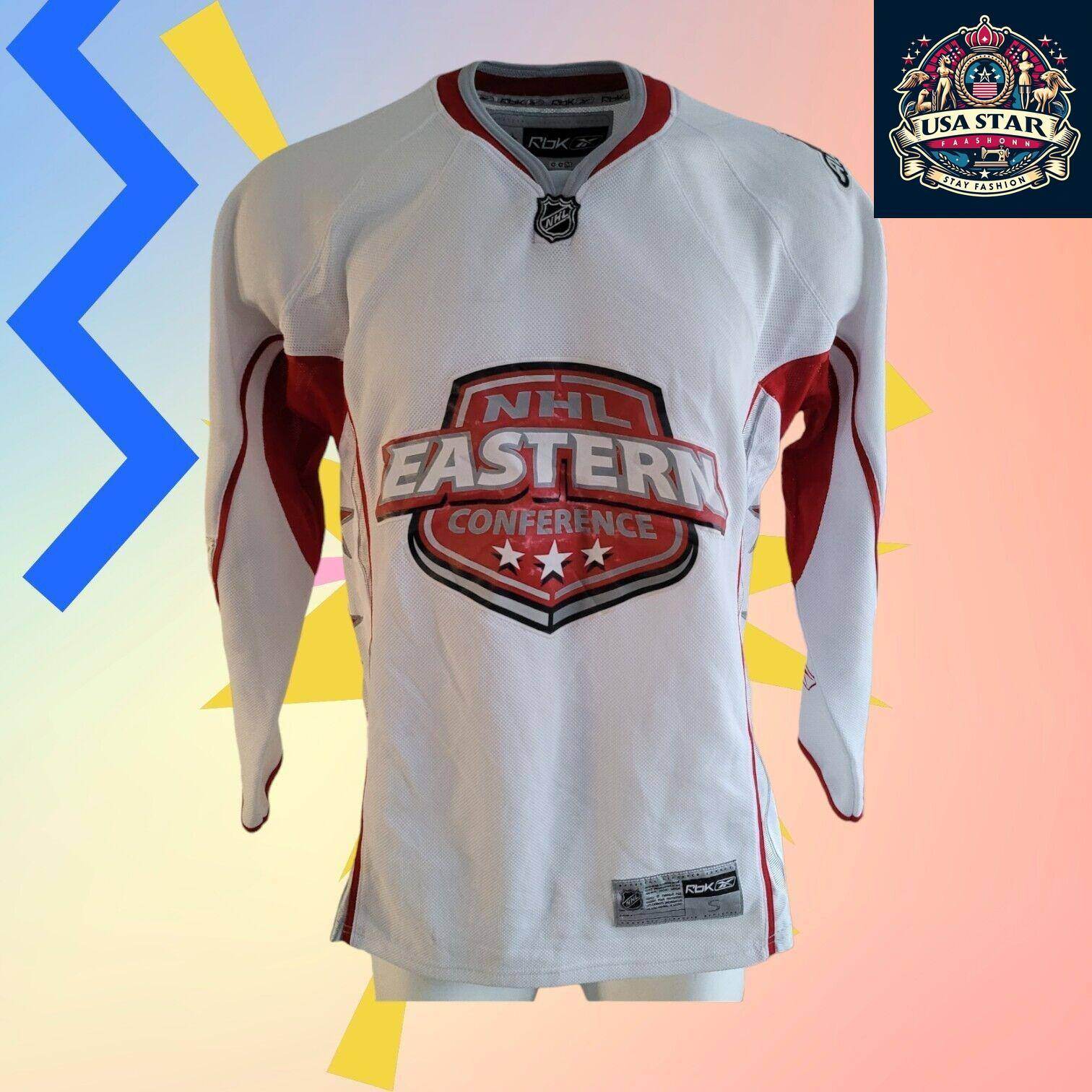 NHL All Star Jersey 2007 Eastern Conference Reebok Men's Small White - Iconic Design & Quality Fit - USASTARFASHION