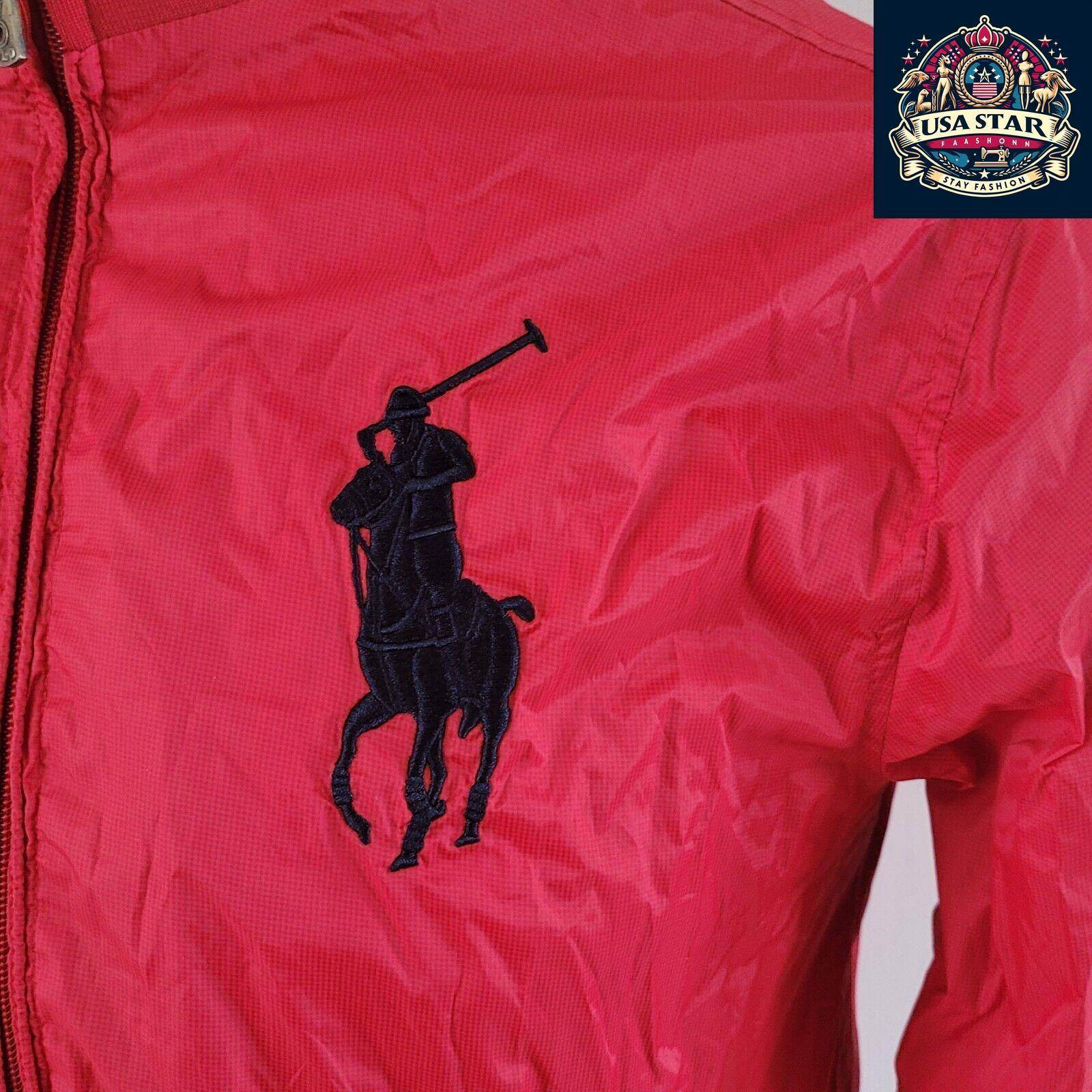 Polo Ralph Lauren Youth Rain Jacket, Lightweight Waterproof Unisex Design, Adult S/M, Stylish & Functional - USASTARFASHION