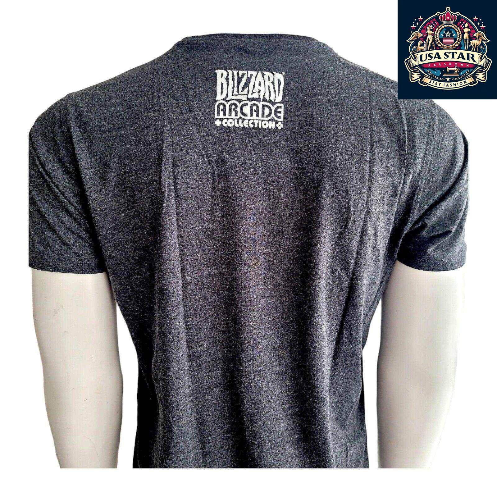 Blizzard Fanatics T-Shirt Black Thorne & Rock 'n Roll Racing Arcade Collection Size M 100% Cotton - USASTARFASHION