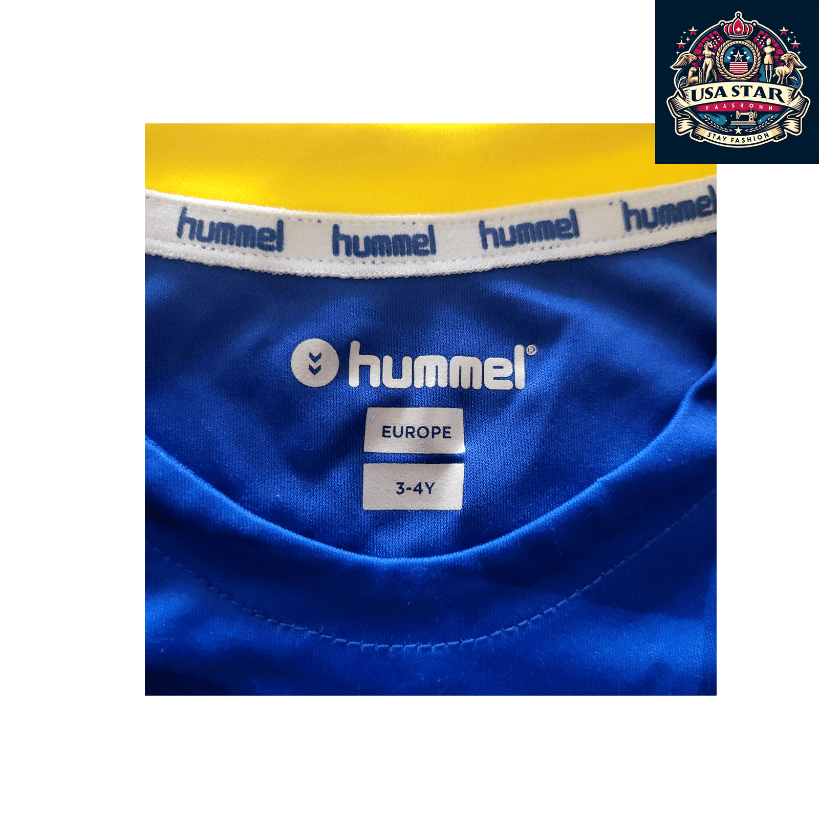 Everton FC Youth Jersey 2021 - 2022 Home Hummel Holmes 4 for Kids 3 - 4Y Team Blue Moisture - Wicking - USASTARFASHION