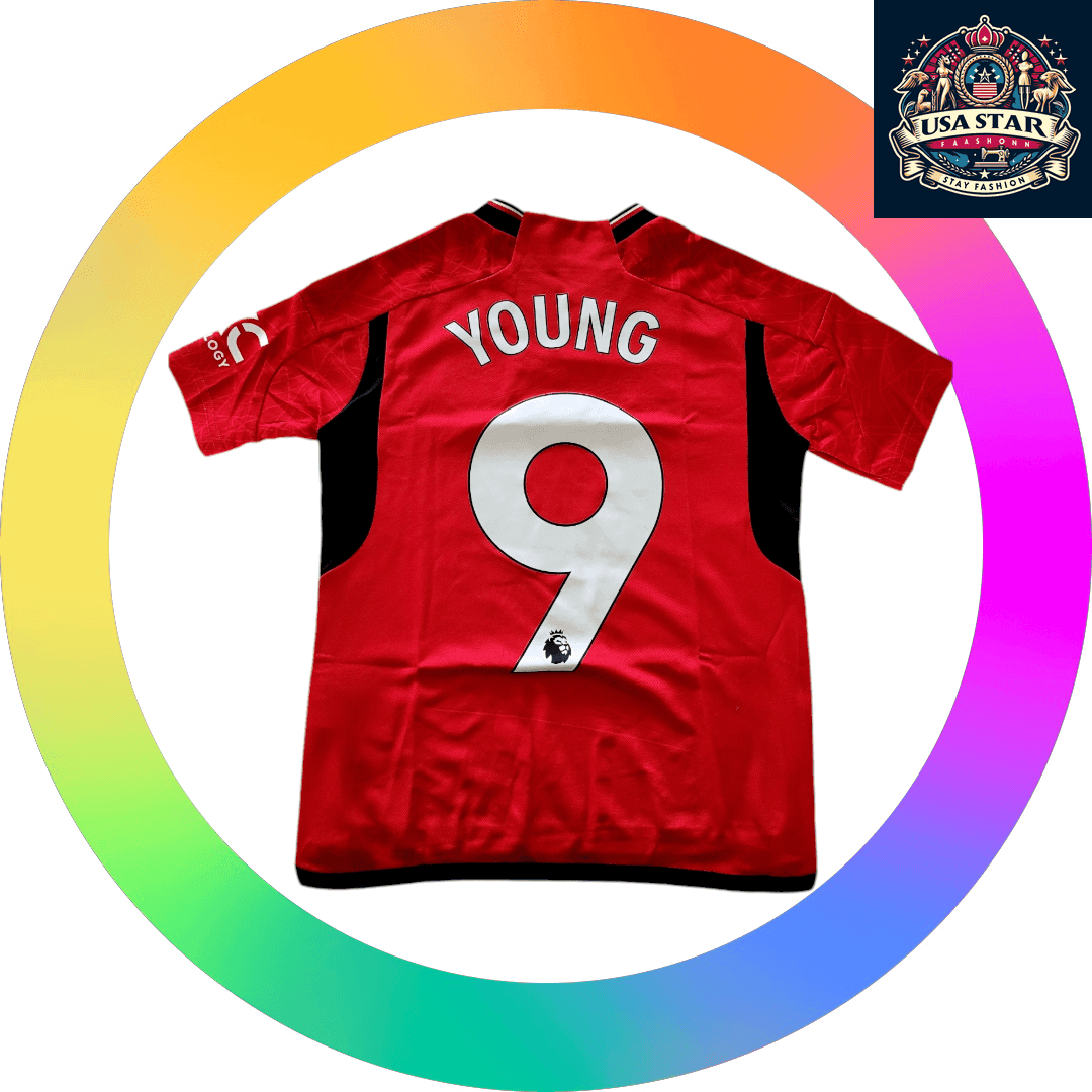 Manchester United Youth Jersey M 2023 - 2024, Adidas AEROREA, TeamViewer, Red Fan Gear - USASTARFASHION