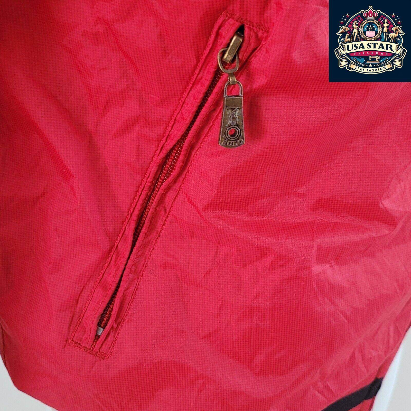 Polo Ralph Lauren Youth Rain Jacket, Lightweight Waterproof Unisex Design, Adult S/M, Stylish & Functional - USASTARFASHION