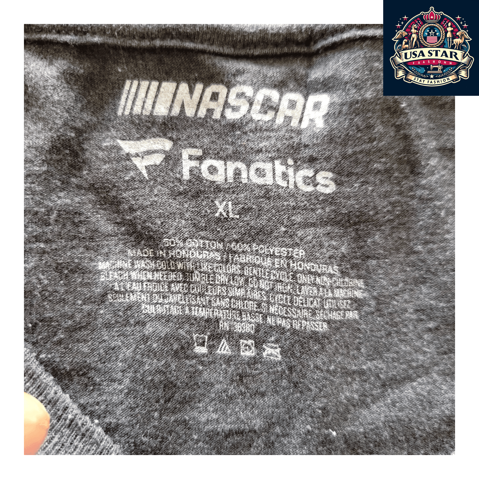 Fanatics ISM Raceway NASCAR T-Shirt XL - Can - Am 500 Race Car Graphic in Soft Cotton - USASTARFASHION