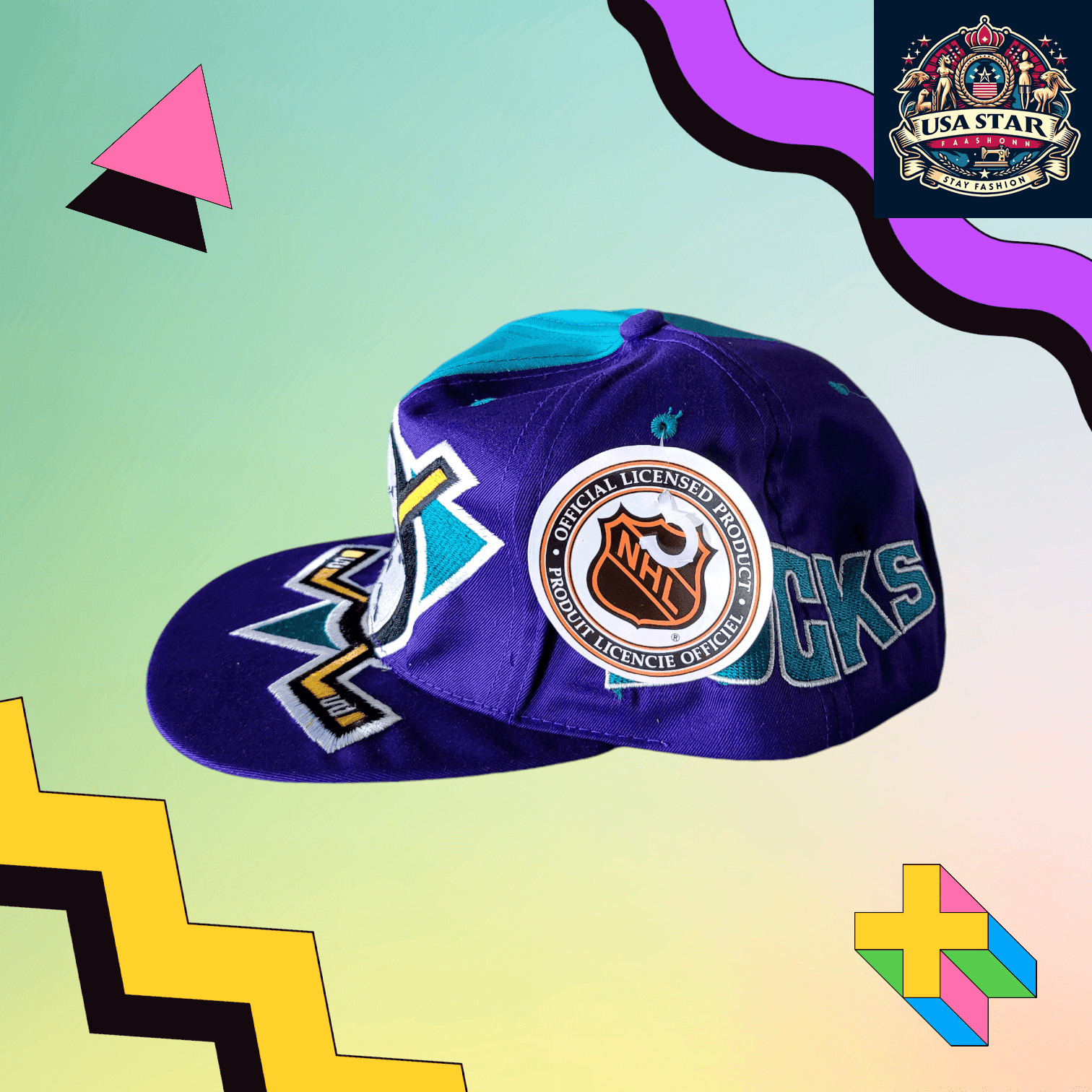 Anaheim Ducks Baseball Cap – NHL Adjustable Hat with Embroidered Logo in Team Colors - USASTARFASHION