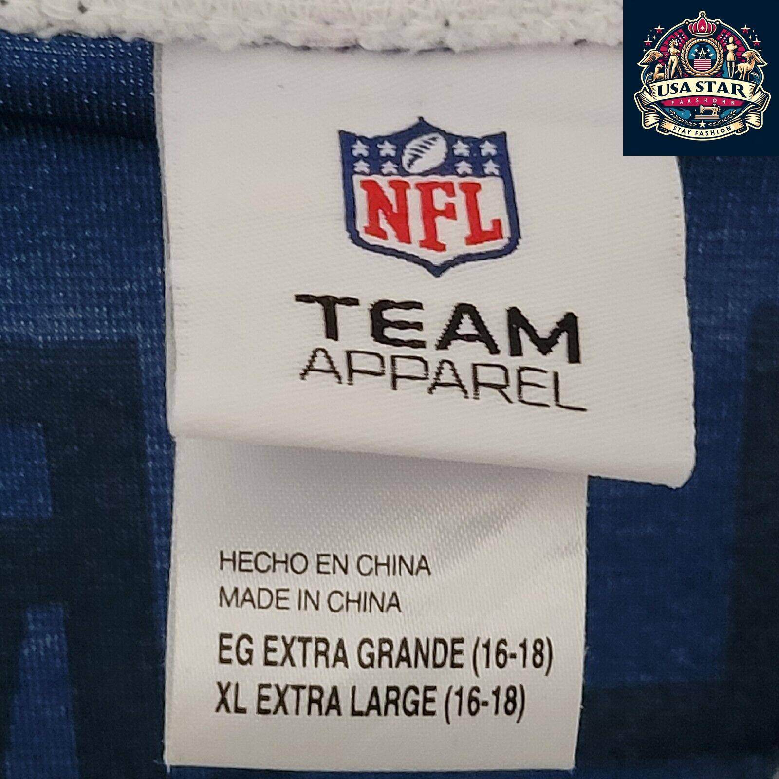 Dallas Clark Jersey Youth XL (18-20) - Indianapolis Colts Blue Classic Team Spirit Gear - USASTARFASHION