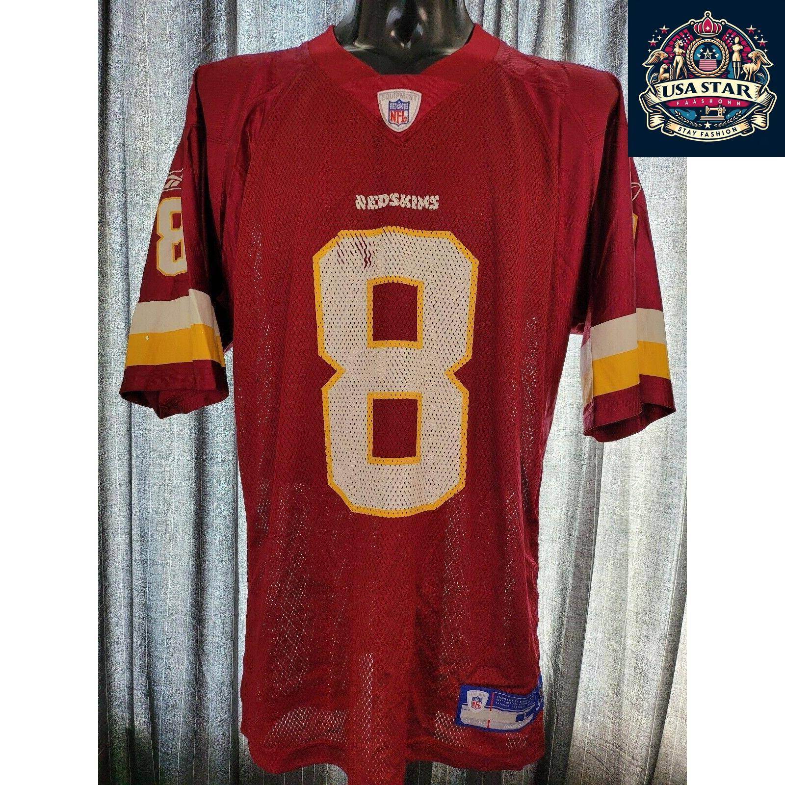 Washington Commanders Jersey Brunell #8 by Reebok, Size L, Vintage Style, Grade A Condition - USASTARFASHION