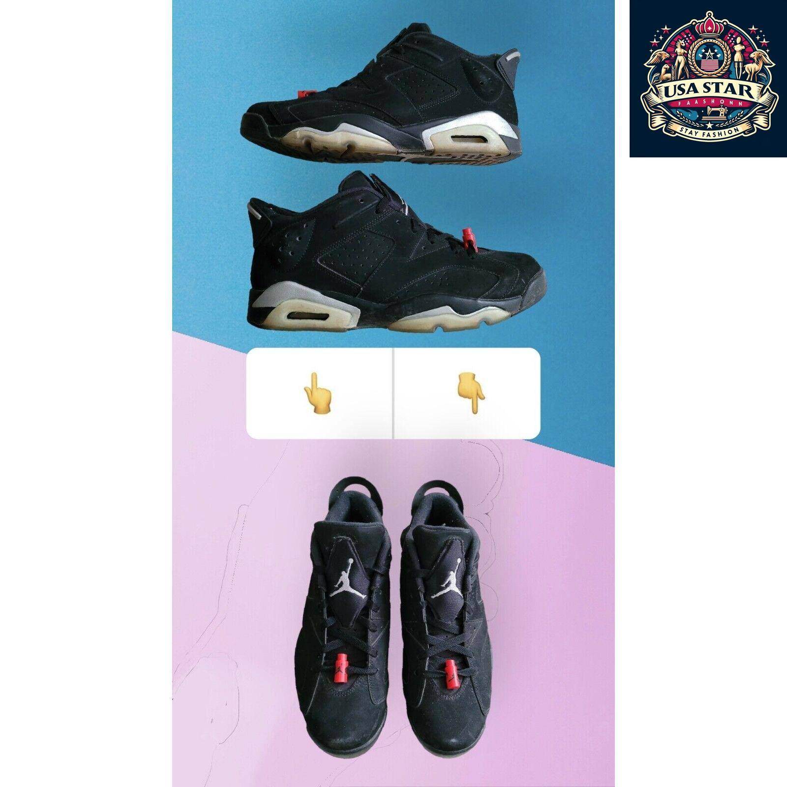 2015 Nike Air Jordan 6 Retro Low 304401 - 003 Chrome White Silver UK 9.5 - Iconic Basketball Sneakers - USASTARFASHION