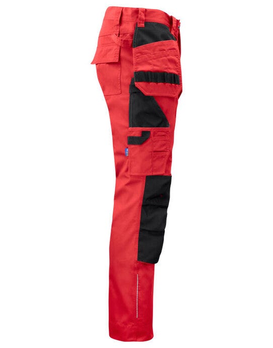 ProJob Workwear PJ645531 ProJob Prio Trade Holster Trouser - Red