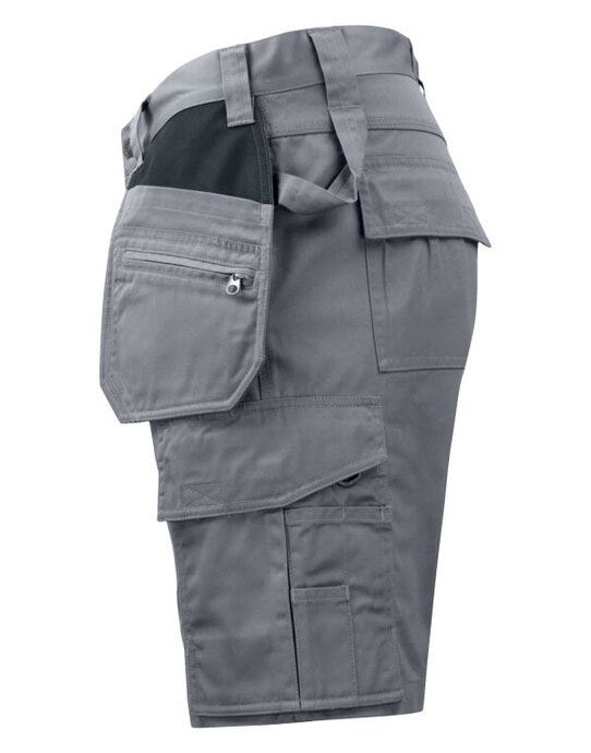 ProJob Workwear PJ645535 ProJob Prio Trade Holster Shorts - Grey