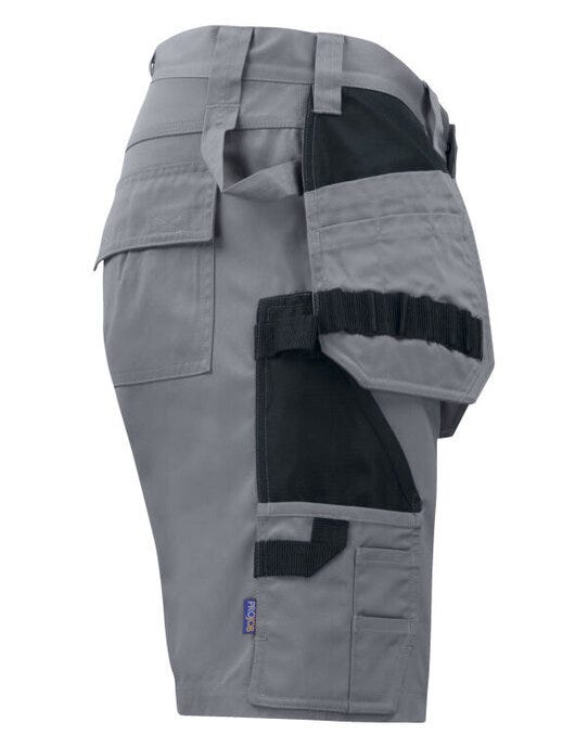 ProJob Workwear PJ645535 ProJob Prio Trade Holster Shorts - Grey