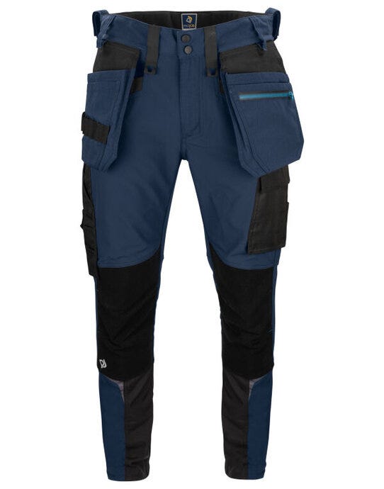 ProJob Workwear PJ645550 ProJob Kevlar Stretch Holster Trouser - Navy