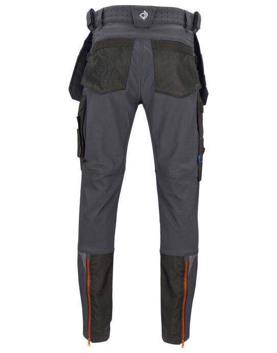 ProJob Workwear PJ645550 ProJob Kevlar Stretch Holster Trouser - Grey
