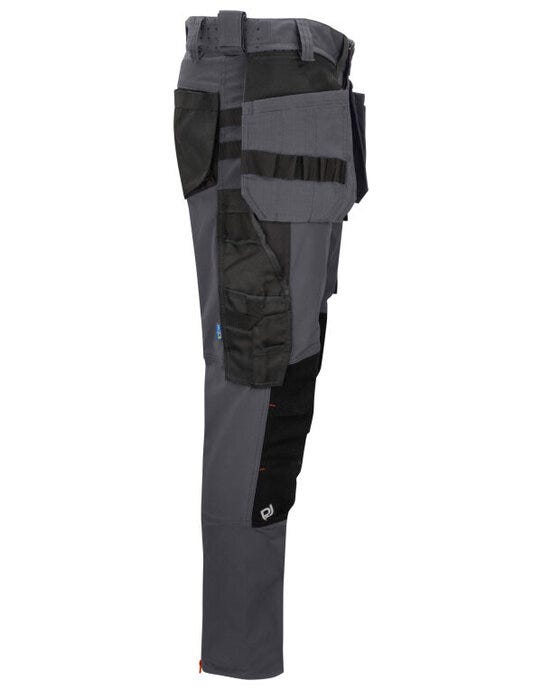 ProJob Workwear PJ645550 ProJob Kevlar Stretch Holster Trouser - Grey