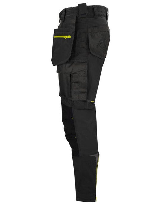 ProJob Workwear PJ645550 ProJob Kevlar Stretch Holster Trouser - Black