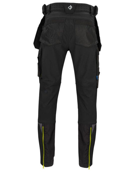 ProJob Workwear PJ645550 ProJob Kevlar Stretch Holster Trouser - Black