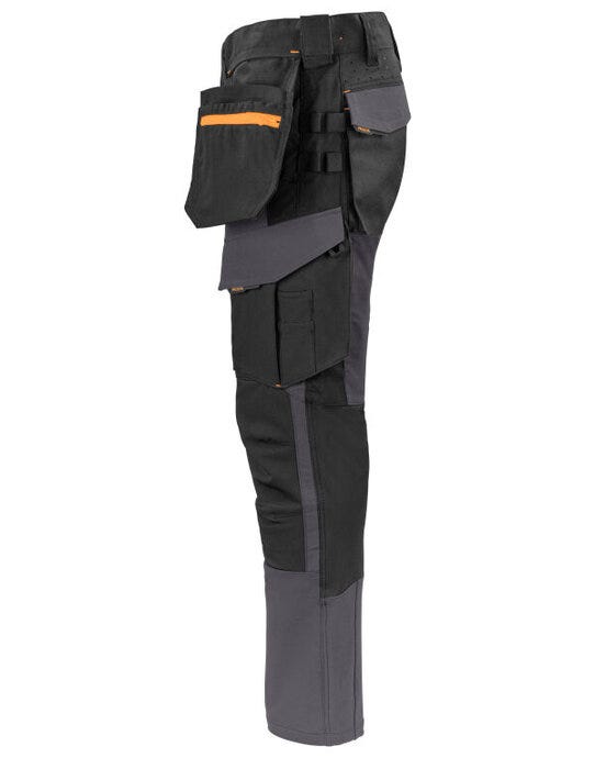 ProJob Workwear PJ645551 ProJob Premium Stretch Holster Trouser - Grey