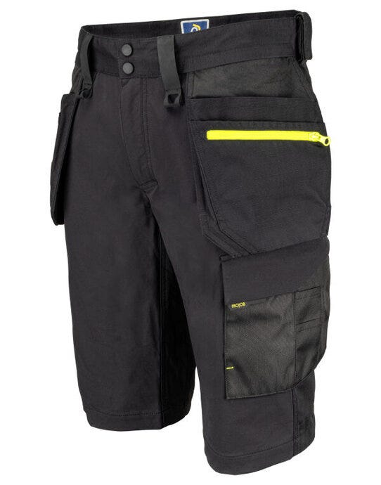 ProJob Workwear PJ645562 ProJob Stretch Holster Shorts - Black