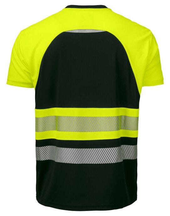 ProJob Workwear PJ646020 ProJob 6020 EN ISO 20471 Class 1 T-Shirt - Yellow/Black