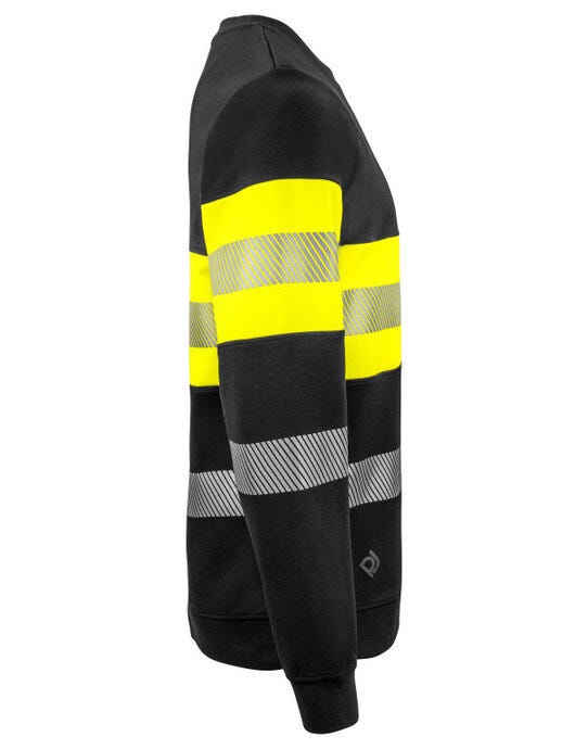 ProJob Workwear PJ646129 ProJob 6129 EN ISO 20471 Class 1 Sweat - Yellow/Black