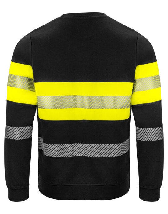 ProJob Workwear PJ646129 ProJob 6129 EN ISO 20471 Class 1 Sweat - Yellow/Black
