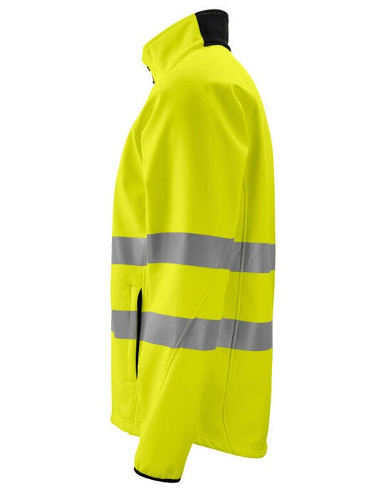 ProJob Workwear PJ646432 ProJob Prio 6432 Class 3/2 Softshell Jkt - Yellow/Black